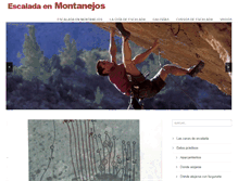 Tablet Screenshot of escaladaenmontanejos.com